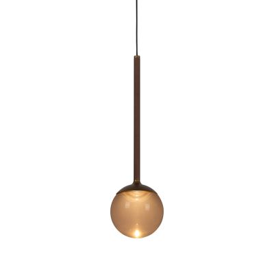 Lucide CALINA - Pendant light - Ø 9,9 cm - LED Dim. - CCT - 1x7W 2200K/3300K - With replaceable LED module - Coffee - Premium